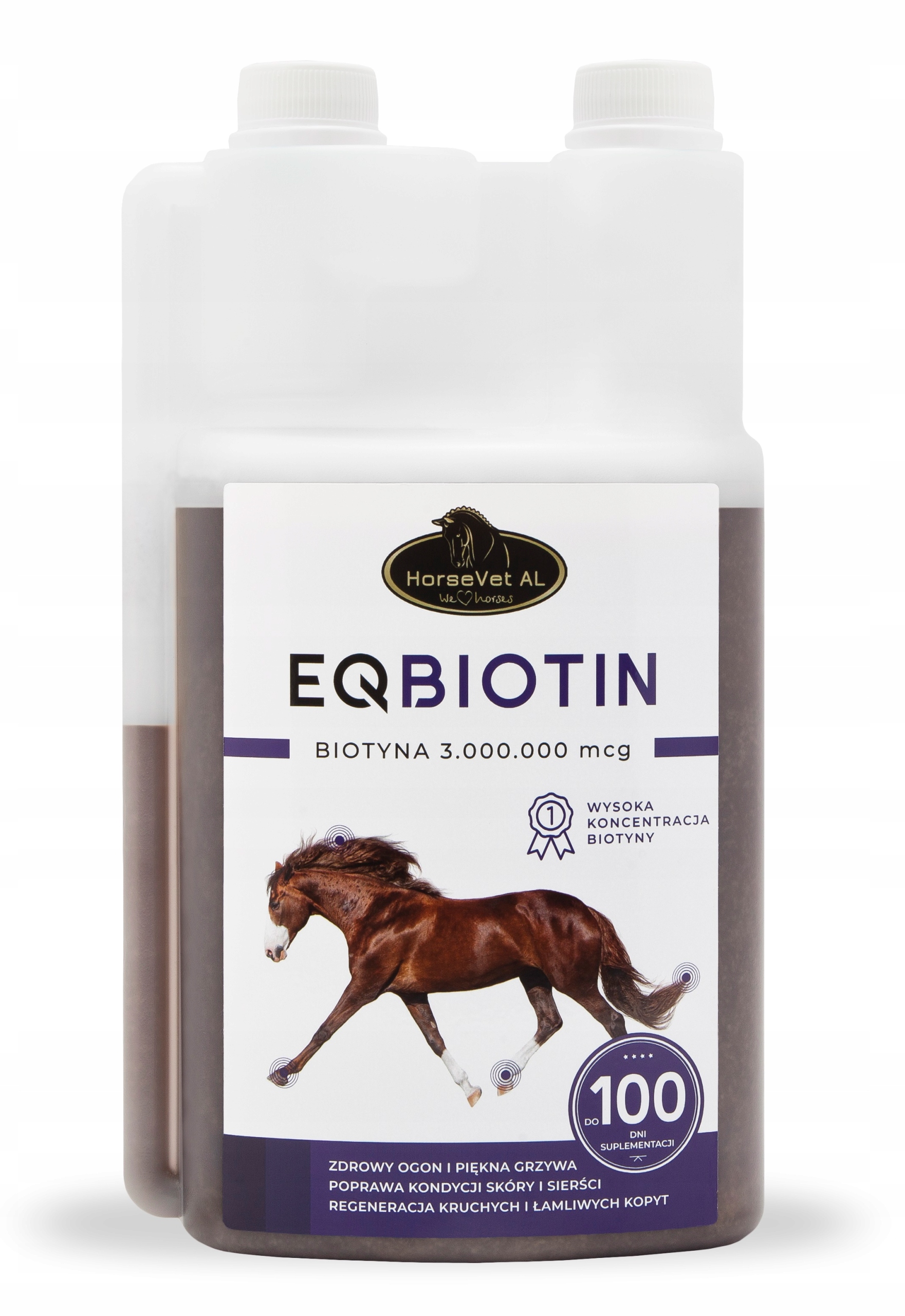 

Eqbiotin 1L- Biotyna Dla Koni 3.000.000 mcg