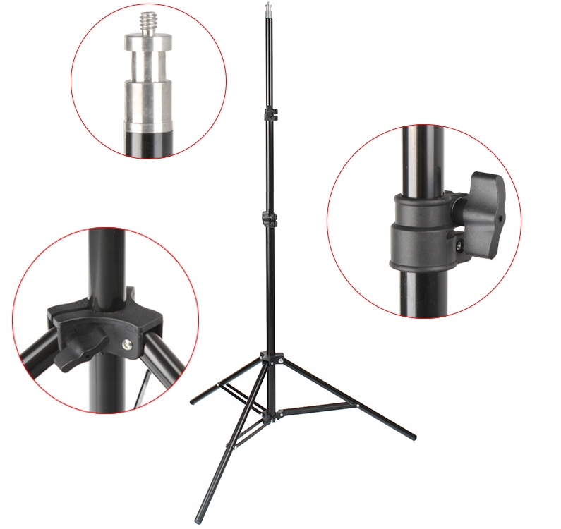 STATYW OŚWIETLENIOWY LAMP STUDYJNYCH 215cm ST118 Marka F&V