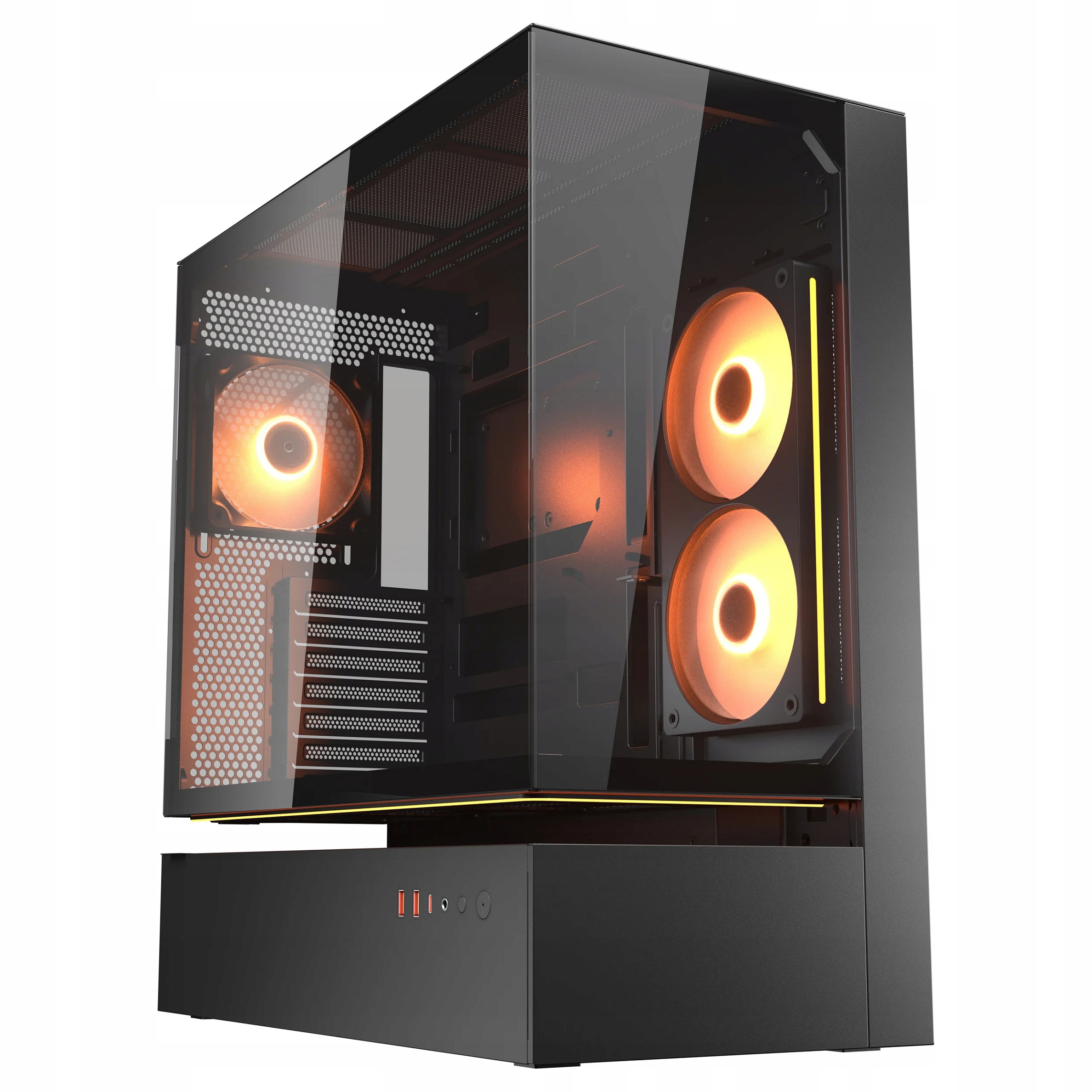 Obudowa Cougar 235 RGB Black Midi Tower czarny