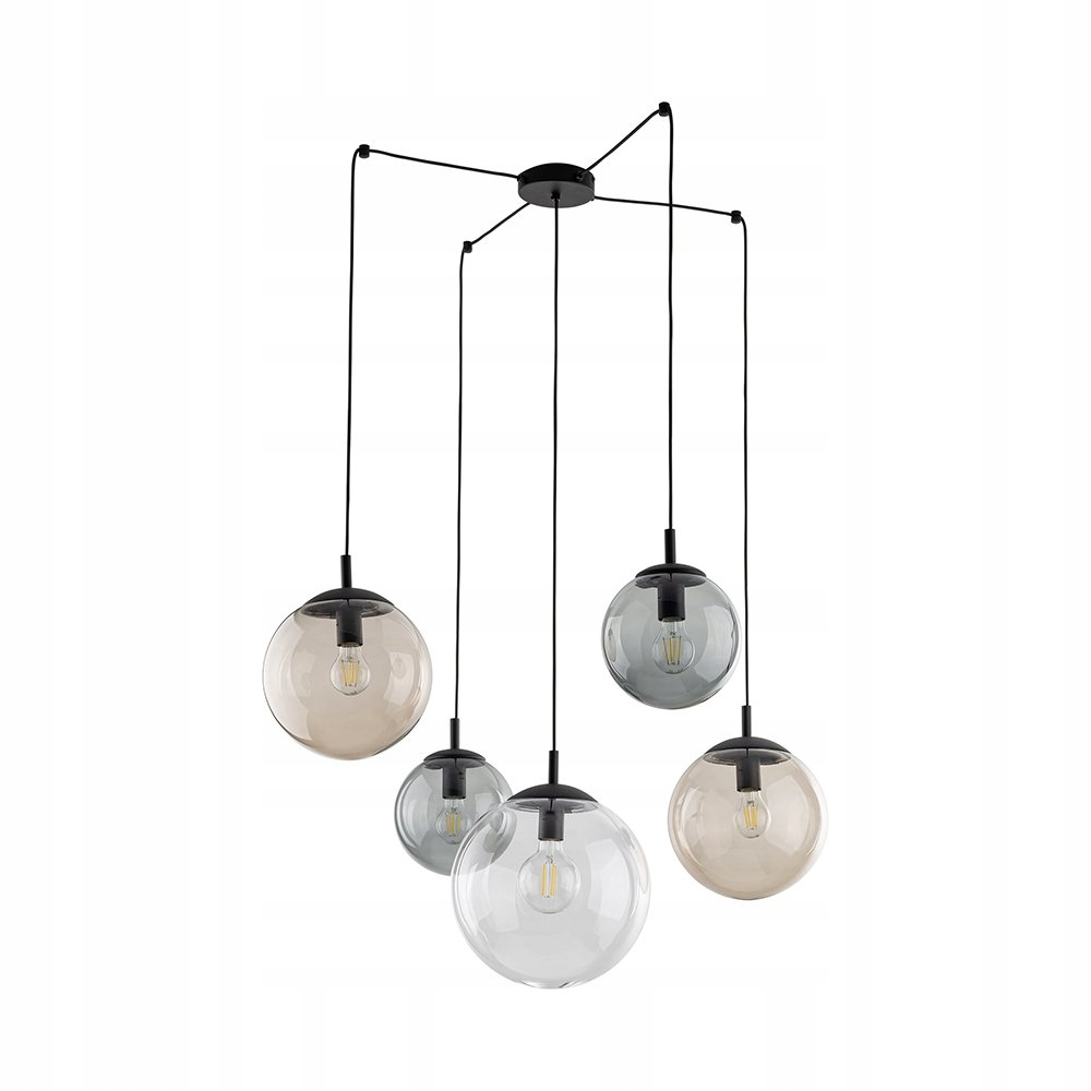 Závesný luster Kov Sklenený Viacfarebný 45 cm Esme Tk Lighting