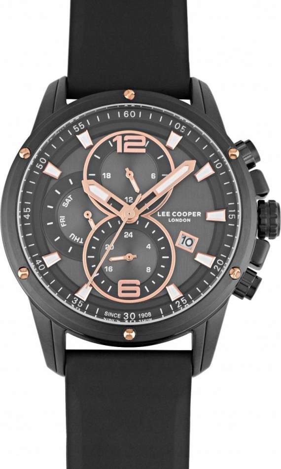 Pánské hodinky Lee Cooper LC07423.651 černé fashion na narozeniny