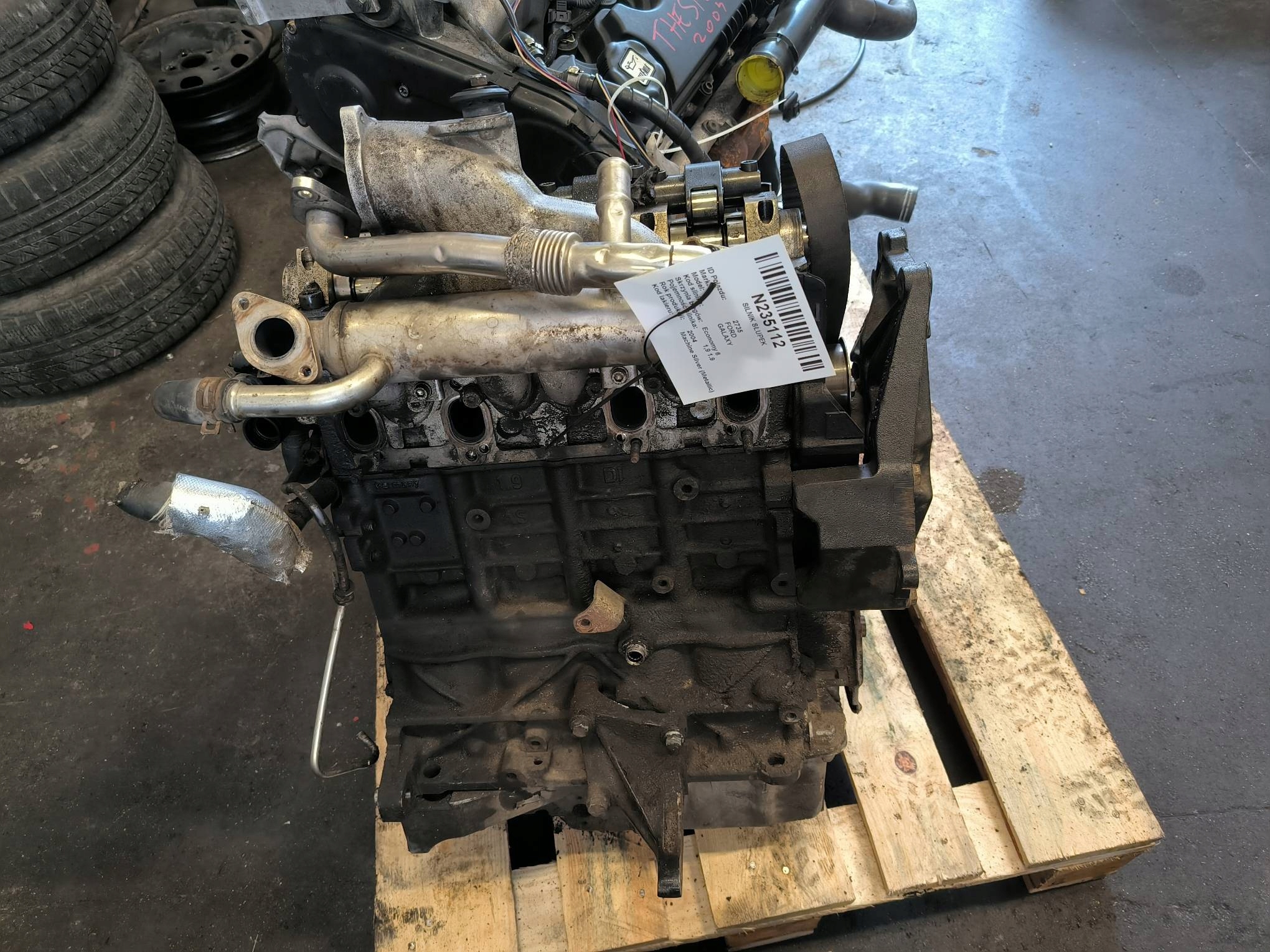 engine pillar 1.9 TDI 115KM FORD GALAXY