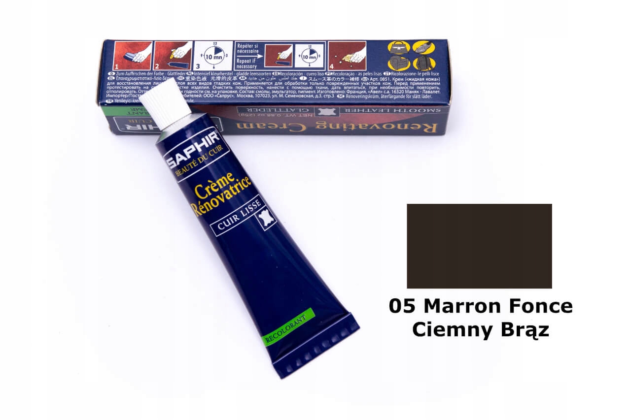

Saphir Renovating Cream Krem Do Renowacji Skór