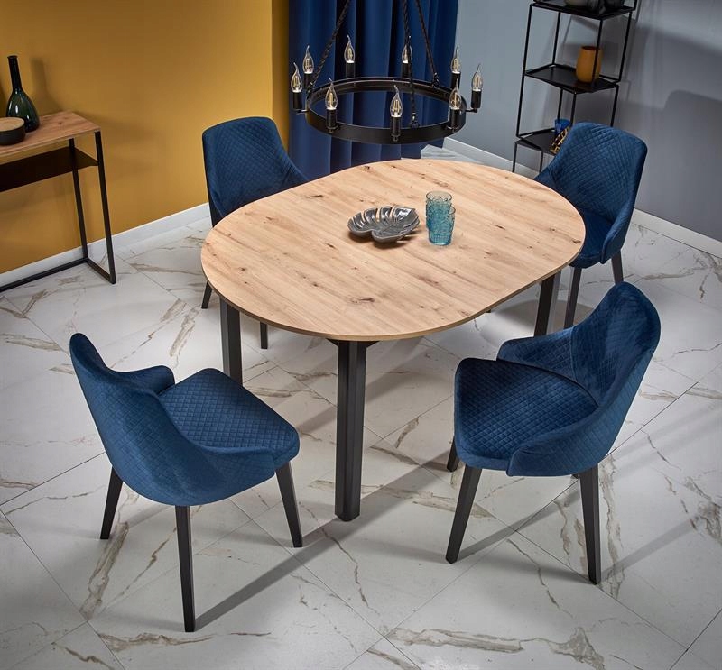 RINGO OKRĄGŁY STÓŁ rozkładany dąb artisan Halmar Kod producenta V-PL-RINGO-ST-ARTISAN