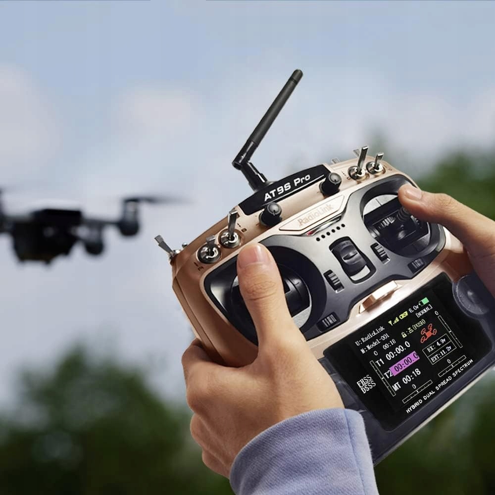 Pilot zdalnego sterowania z odbiornikiem Radiolink AT9S Pro RC Kod producenta B07DP118CK