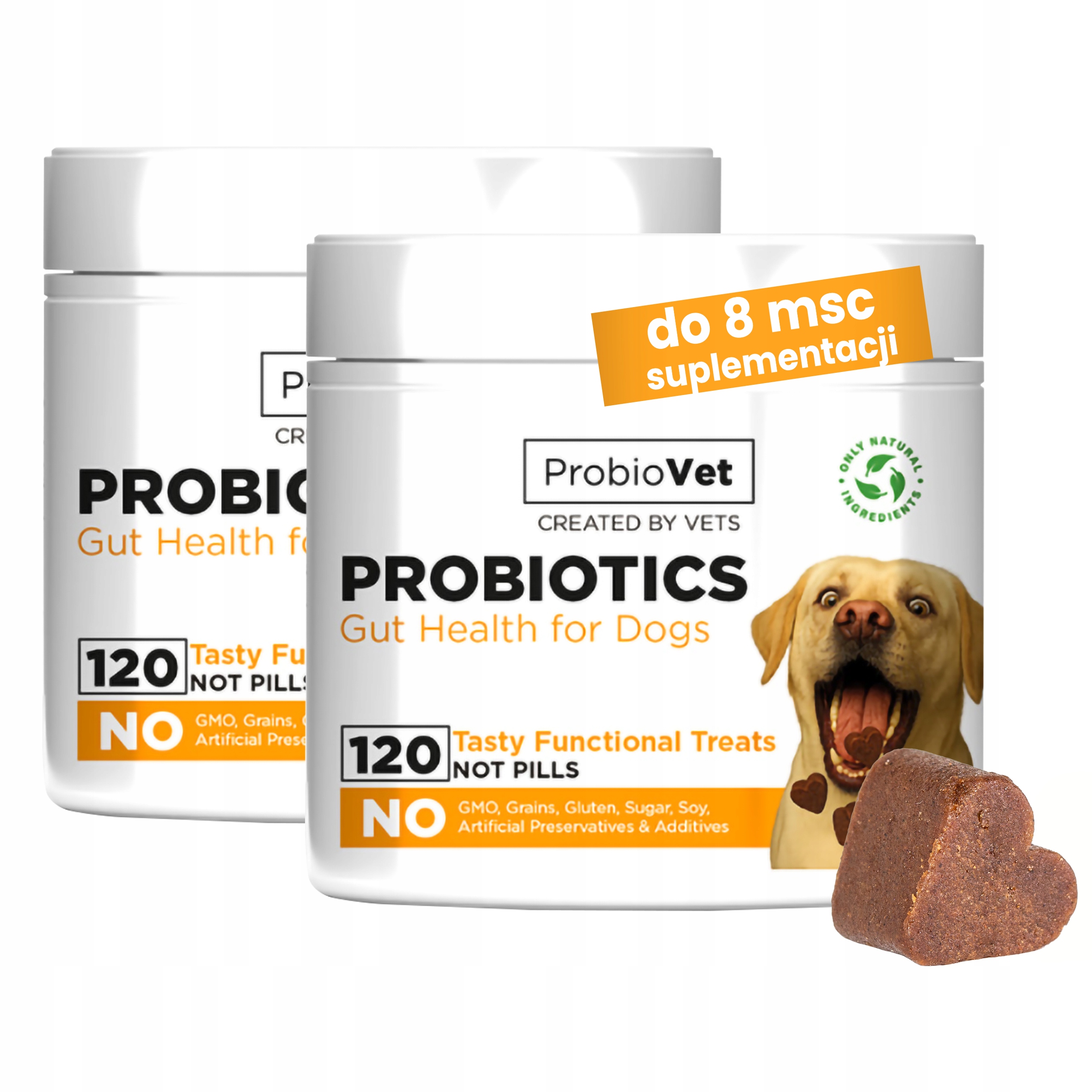 Levně Probiotika pro psa ve formě pamlsků, doplněk trávení – ProbioVet 240 ks