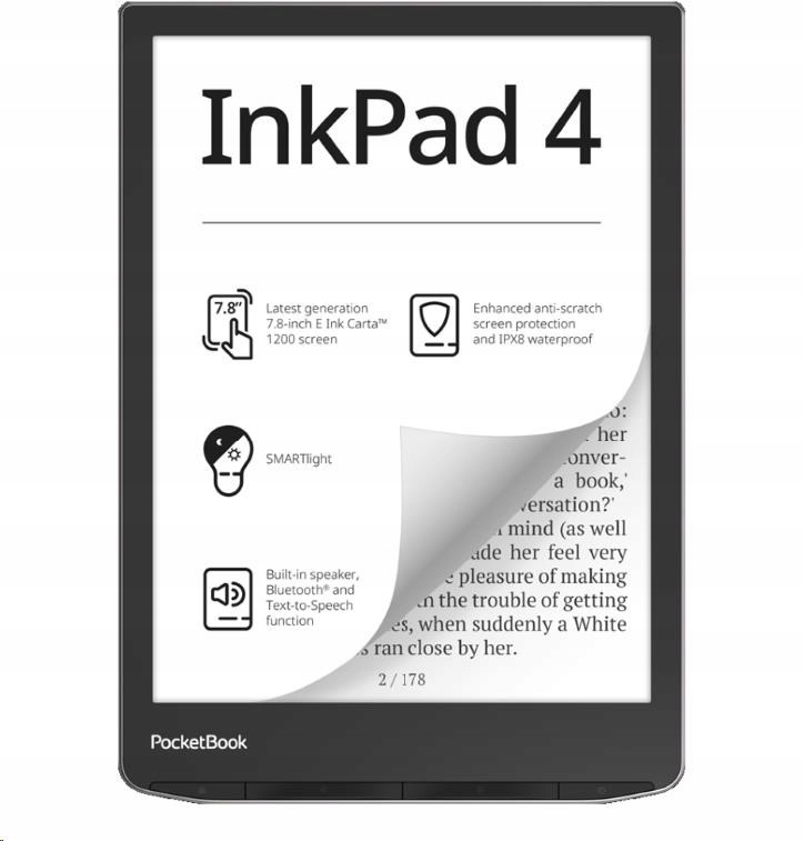 Pocketbook 743G Inkpad 4 Stardust Silver PB743G-U-WW