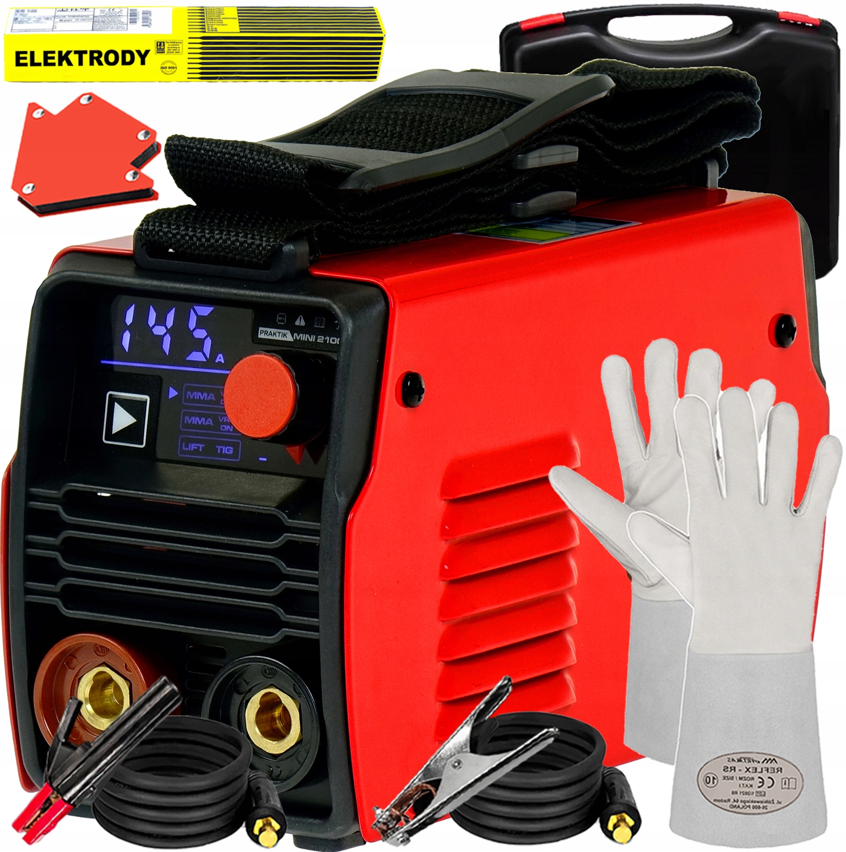 Svářečka Ideal Mini 2100 230V Vrd Mma Tig Kufr Praktik 2100LED