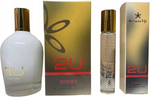 Parfém 2U for Woman (100 ml 33 ml) Edp Private Life Parfémovaná voda