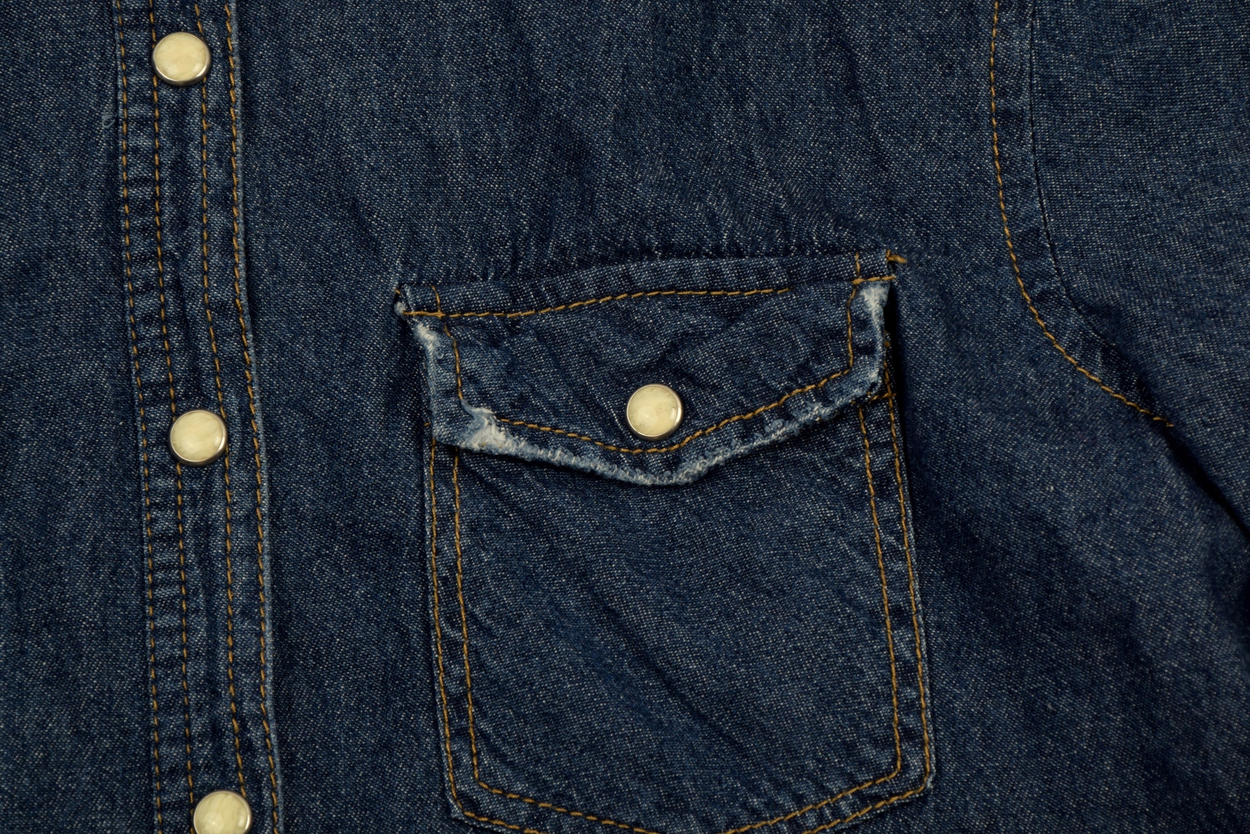 SAINTS&MORTALS JEANSOWA KOSZULA PRZECIERANA M Rozmiar M