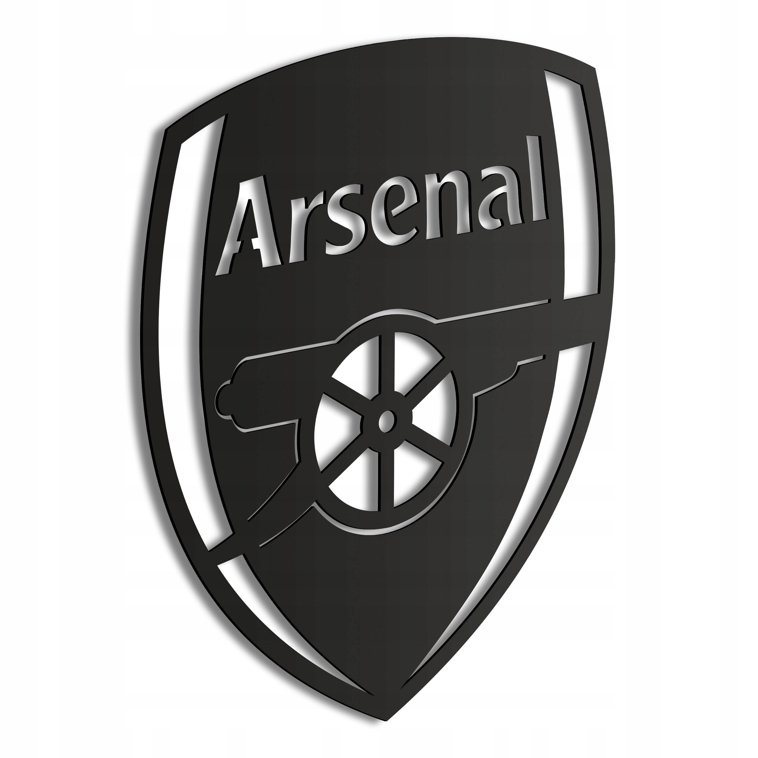 Dřevěný 3D obraz Fotbal Arsenal Nástěnná Dekorace Dárek