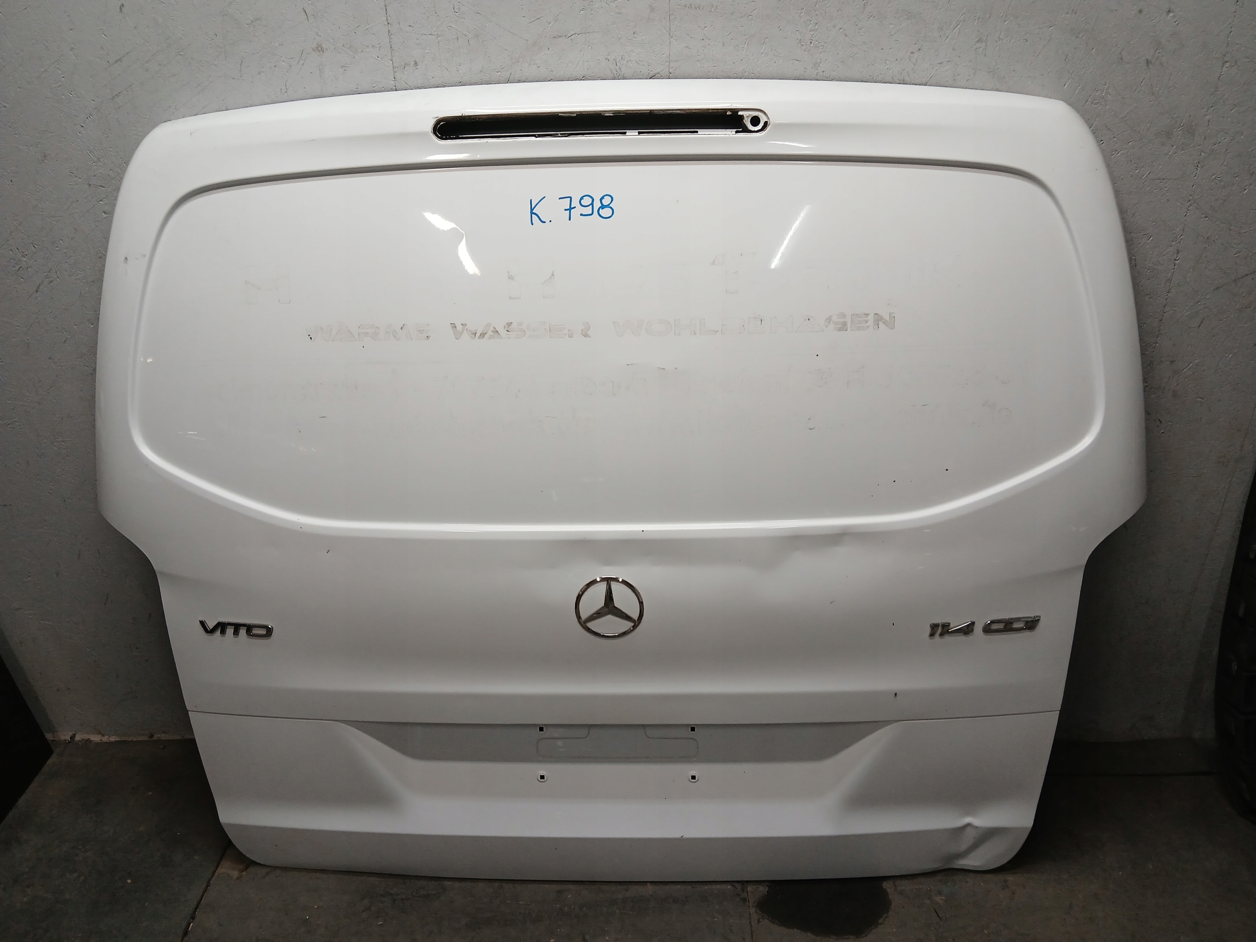 boot door MERCEDES VITO W447