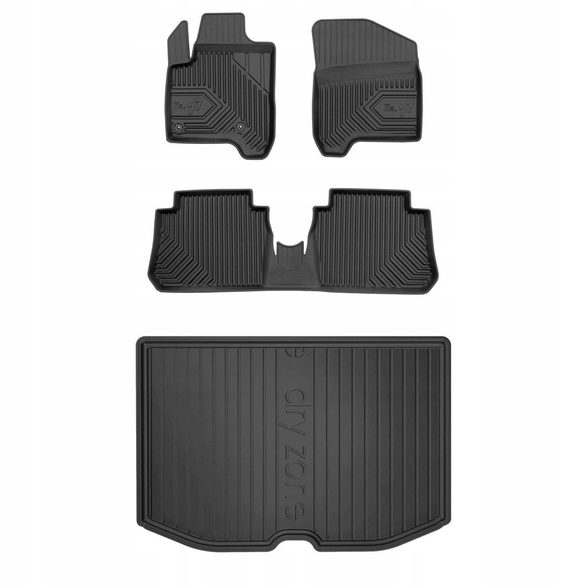 Gumová sada kobercov a rohoží Citroen C3 Picasso 2008-2017