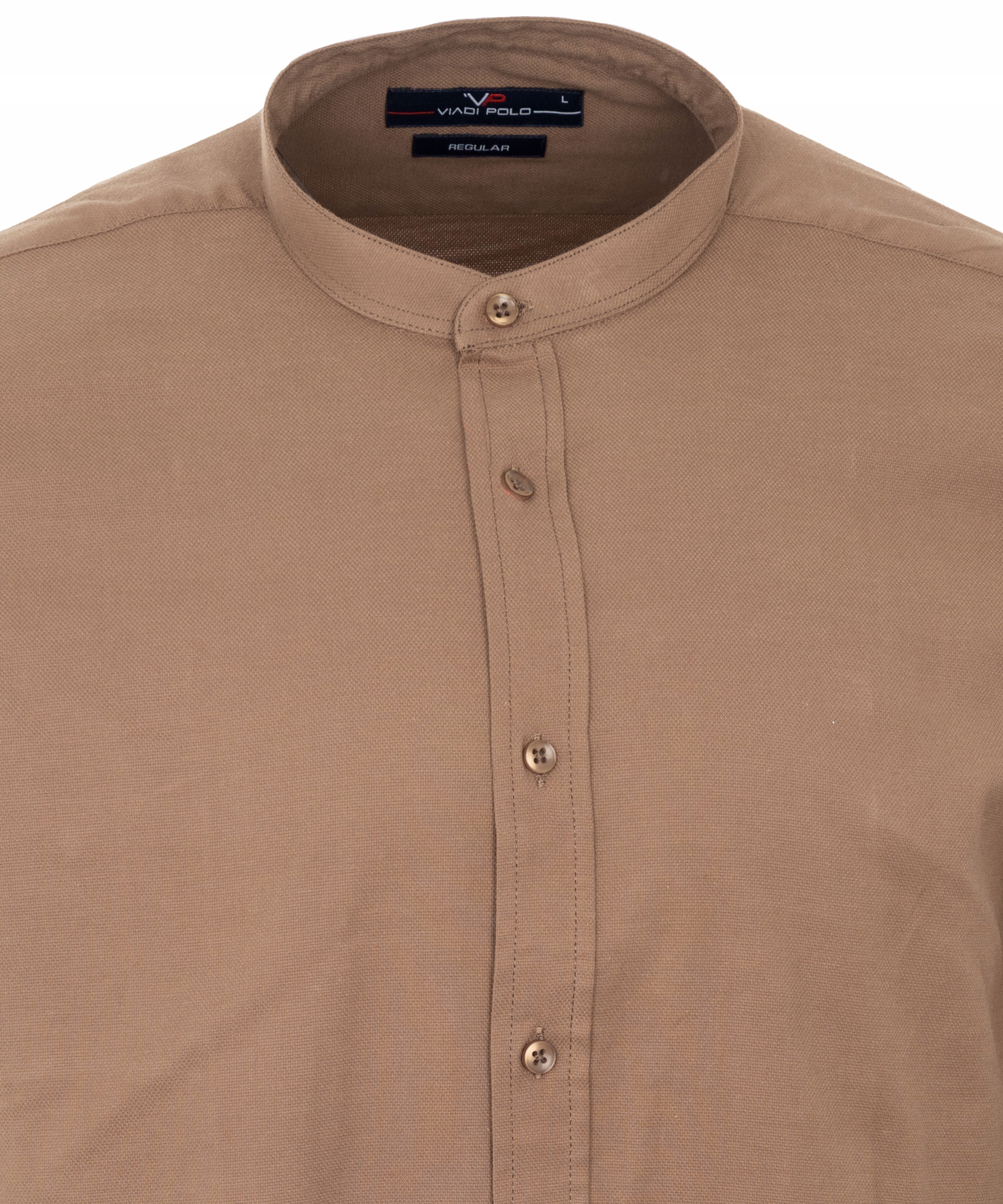 KOSZULA MĘSKA bawełna stójka XXL REGULAR VIADI POLO Rozmiar kołnierzyka 45