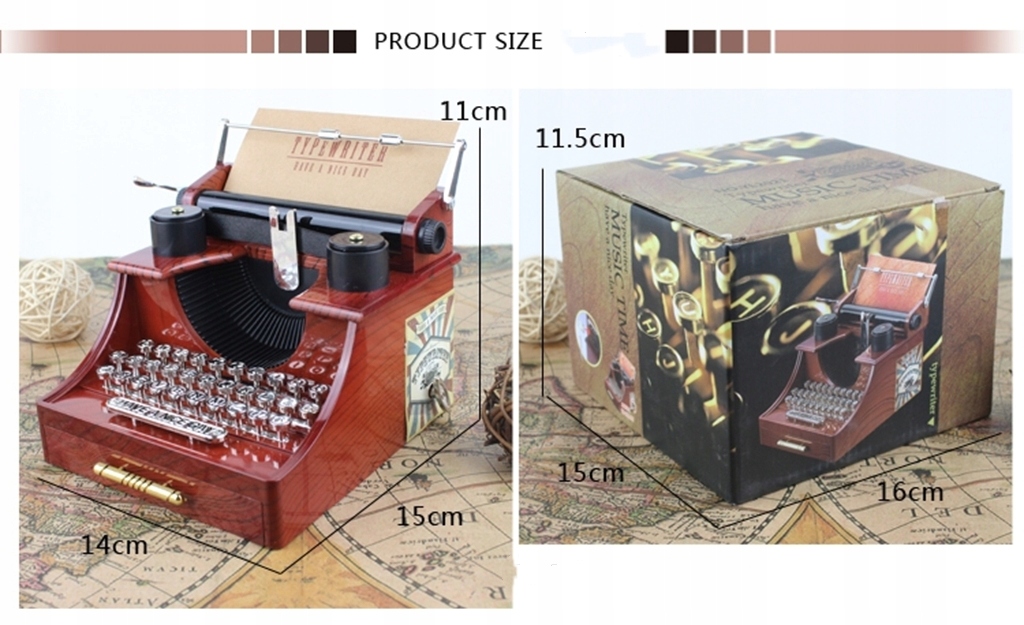 Pozytywka maszyna do pisania Bohater / Bajka brak