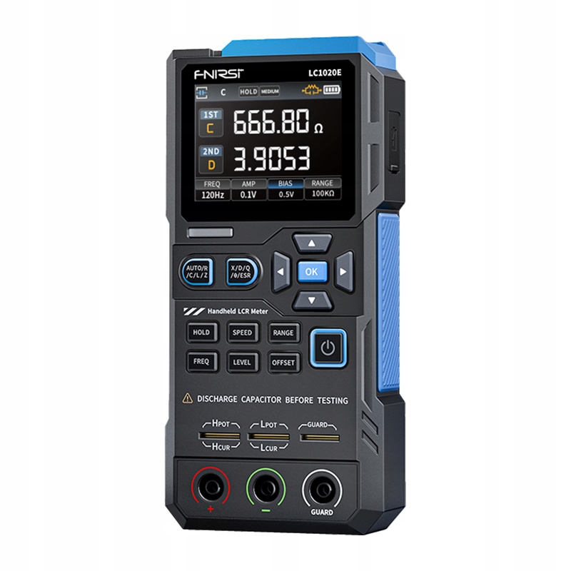 Fnirsi LC1020E Merač Lcr Tft Usb-c Esr 100kHz Auto Kalibrácia