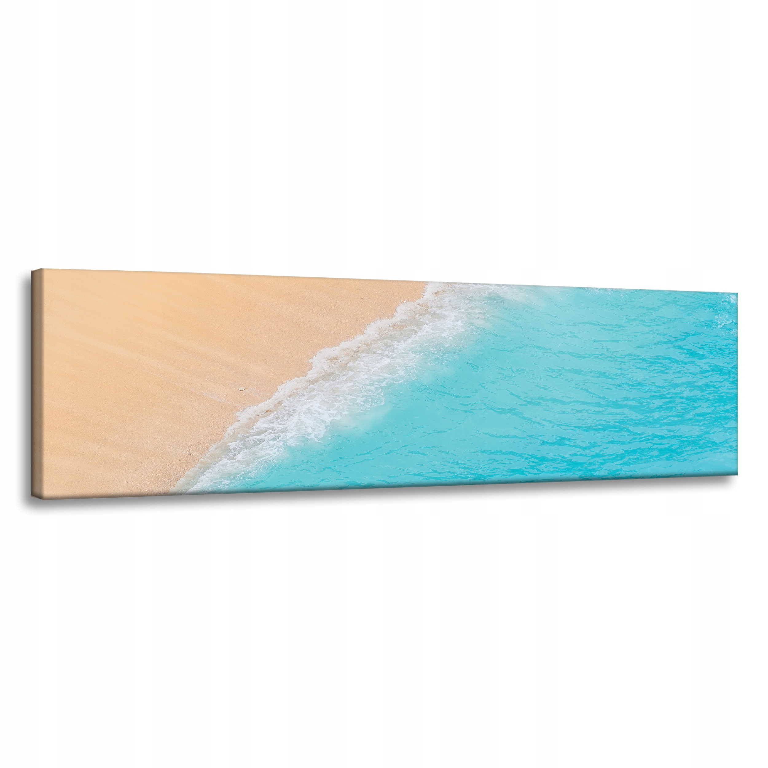 Obraz na plátně Pláž Klidná voda Slunce 120x40 cm Ideální jako dárek