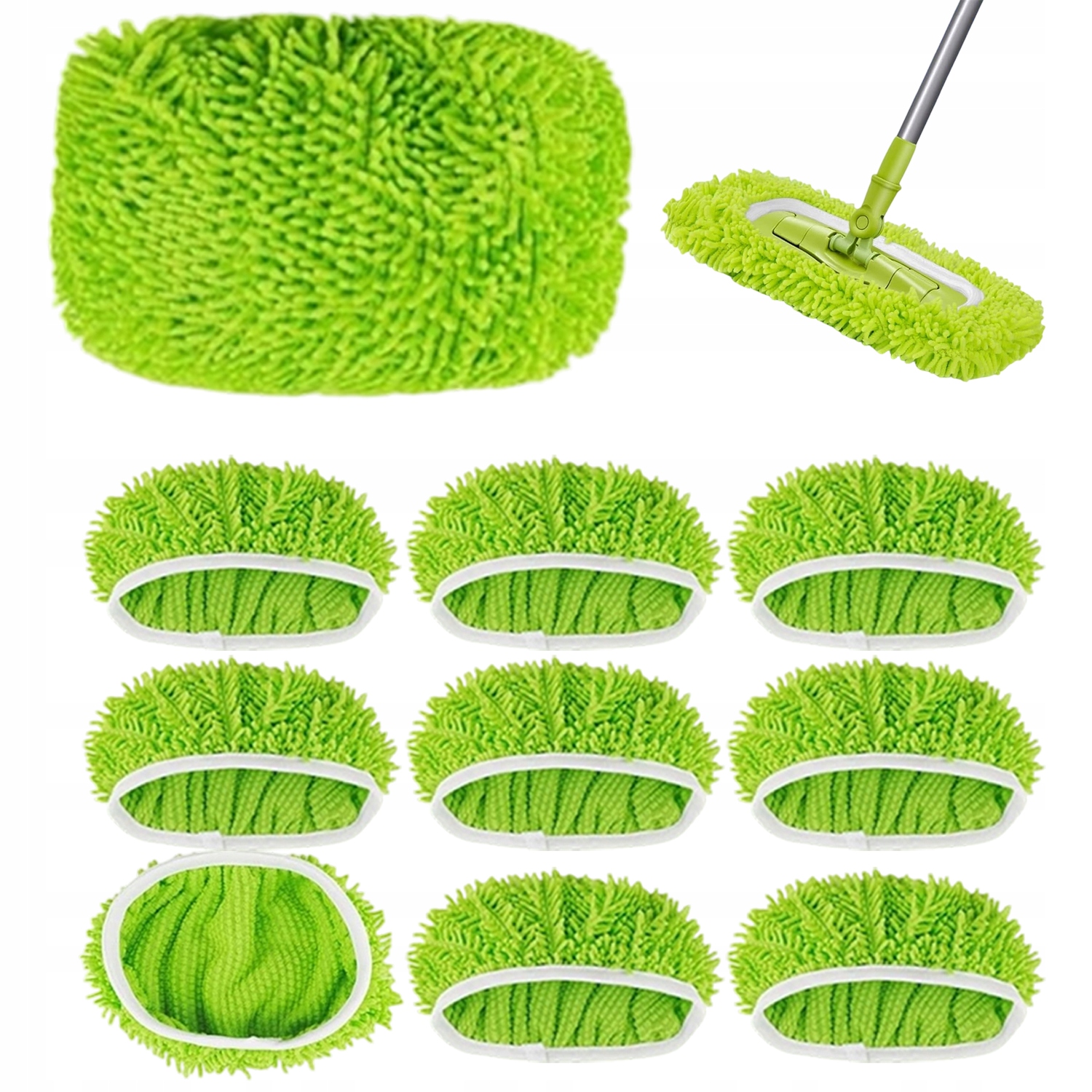 Levně Mopovací Utěrky 10 Kusů Pro Čištění Podlah A Prachu