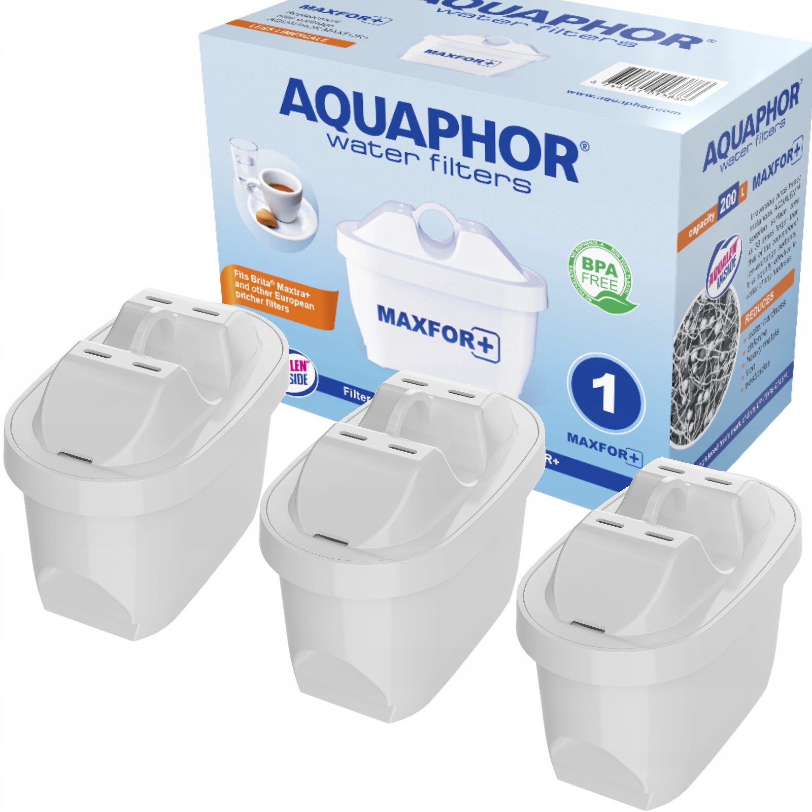 

3x Filtr do wody Aquaphor wkład filtrujący Maxfor+