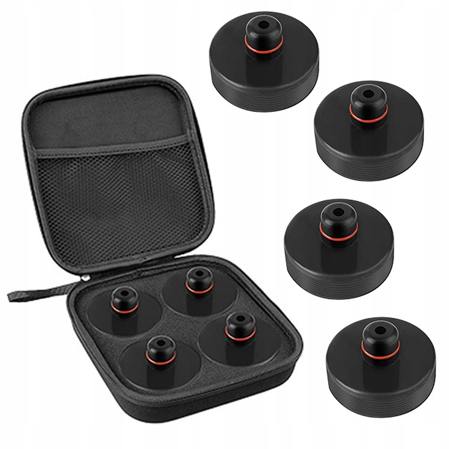 Jack Pad Gumowy Blok Do Tesla Model 3/X/S Adapter Podwozia Podnośnik 4 Szt