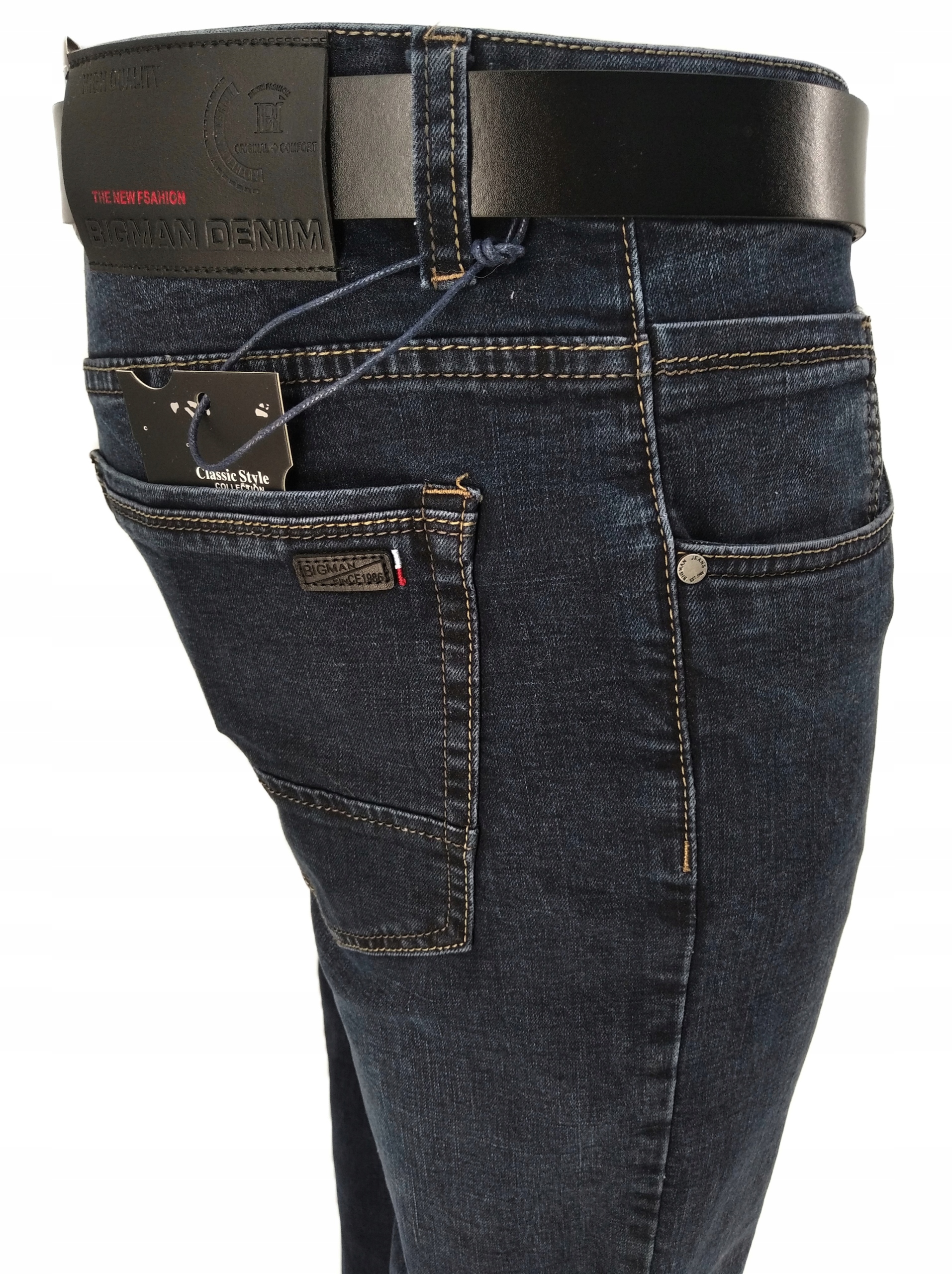 

Spodnie Męskie Jeans Denim Dark W40 Pas 104-106 CM
