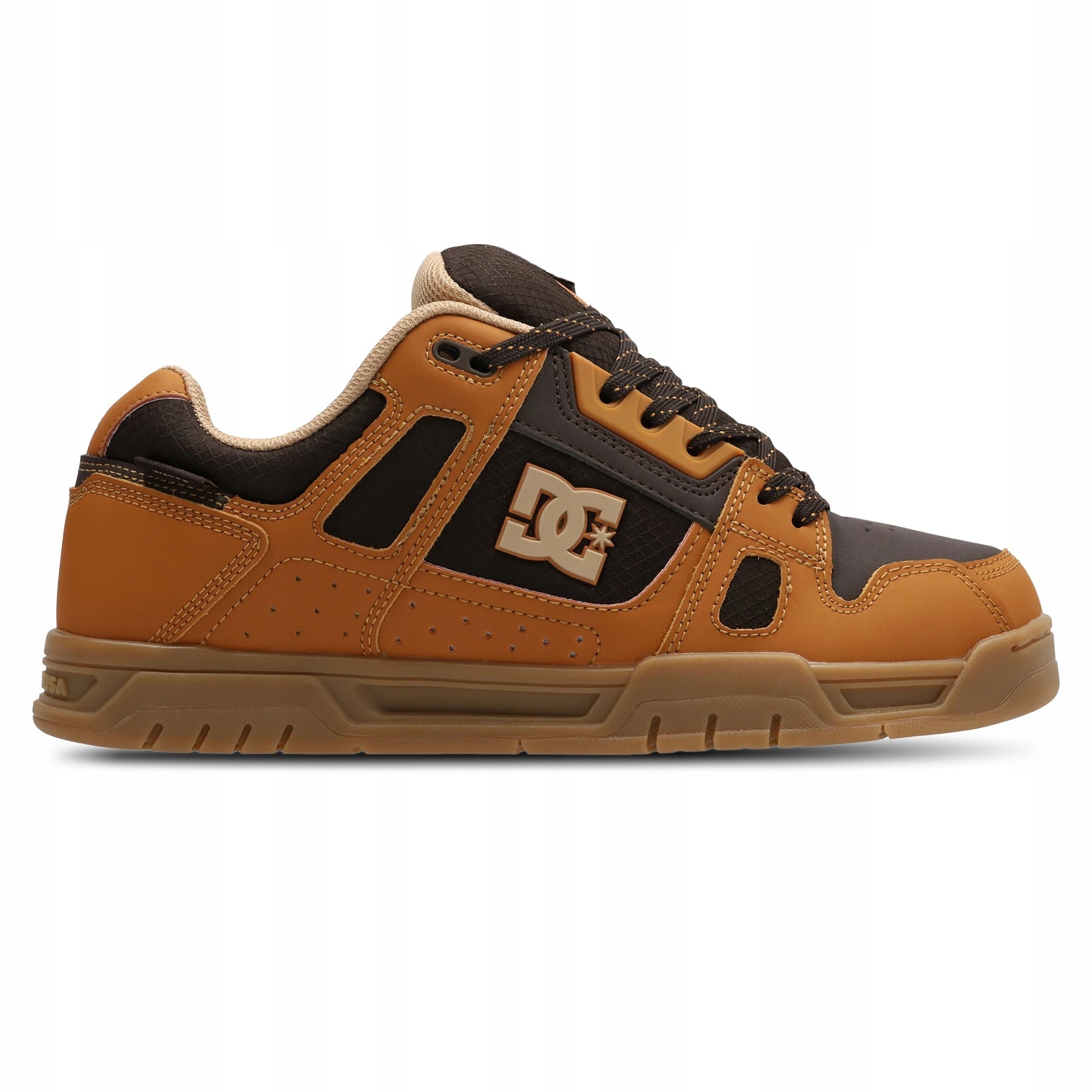 Pánské skate boty DC Shoes Stag Wnt hnědé Béžové skate silné 44,5