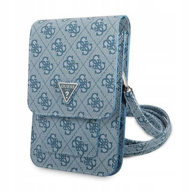 Taška Guess 4G Triangle modrá