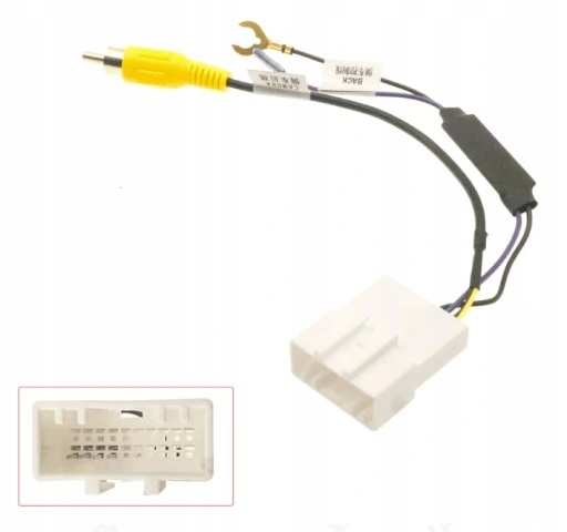 ЗАВОДСКОЙ АДАПТЕР КАМЕРЫ ЗАДНЕГО ВИДА TOYOTA ДЛЯ RADIA НА ANDROID 20PIN