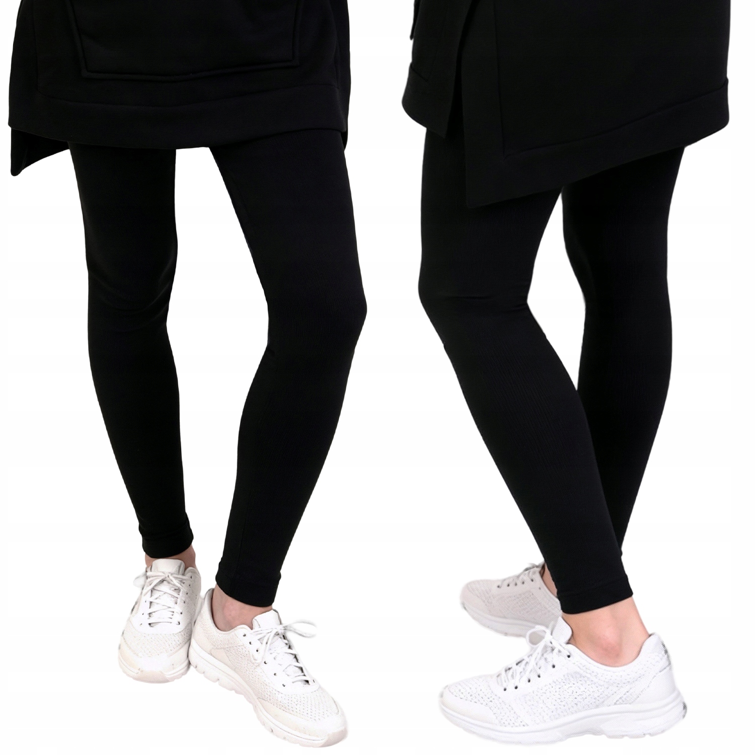 Vivisence 9106 černé elastické pohodlné klasické S/m Legíny