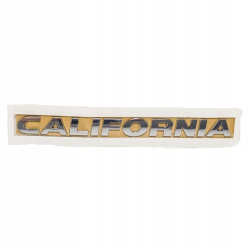 Znak nálepka nápis California na klapku Vw