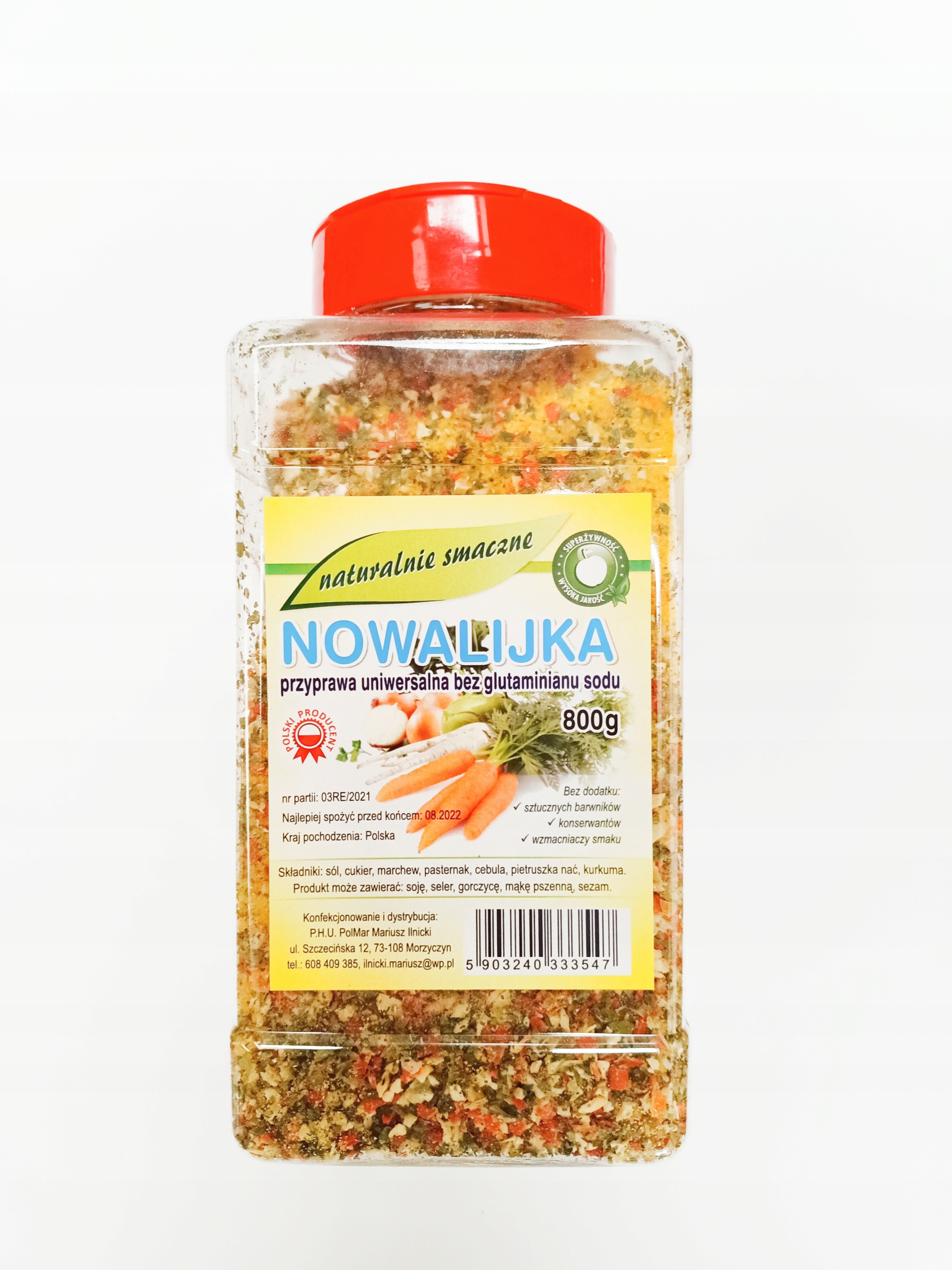

Pojemnik na przyprawy z dozownikiem