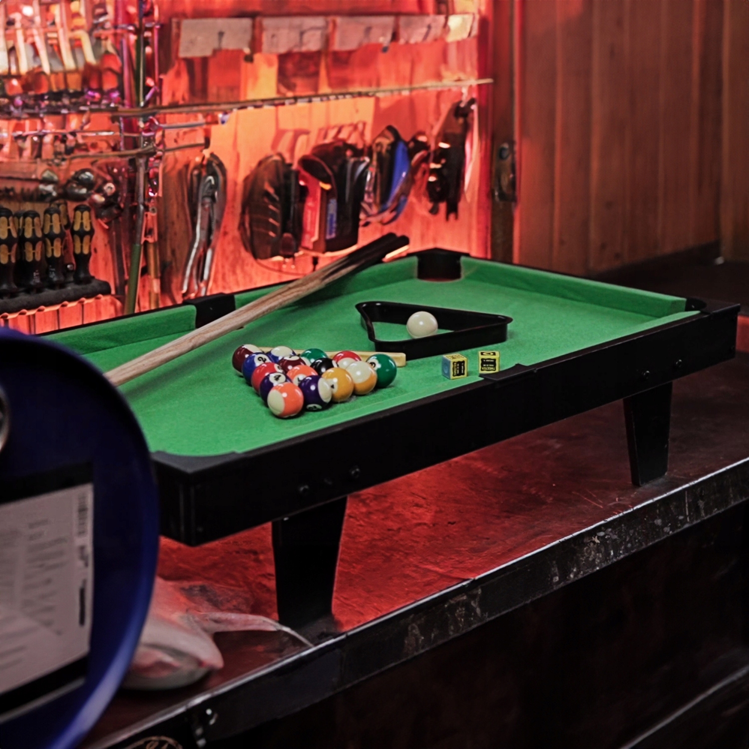 MINI STÓŁ BILARDOWY POOL BILARD 3FT + AKCESORIA Marka MKS