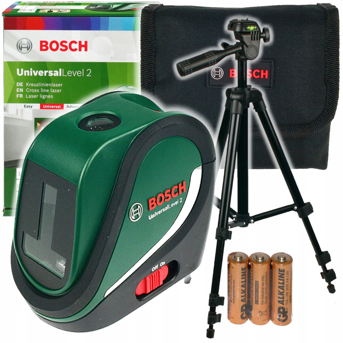 

Laser Krzyżowy Universallevel 2 Bosch Statyw