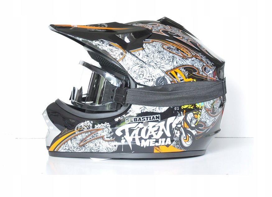 

Kask Dzięciecy Gogle Cross Quad Enduro Mtb 51-52