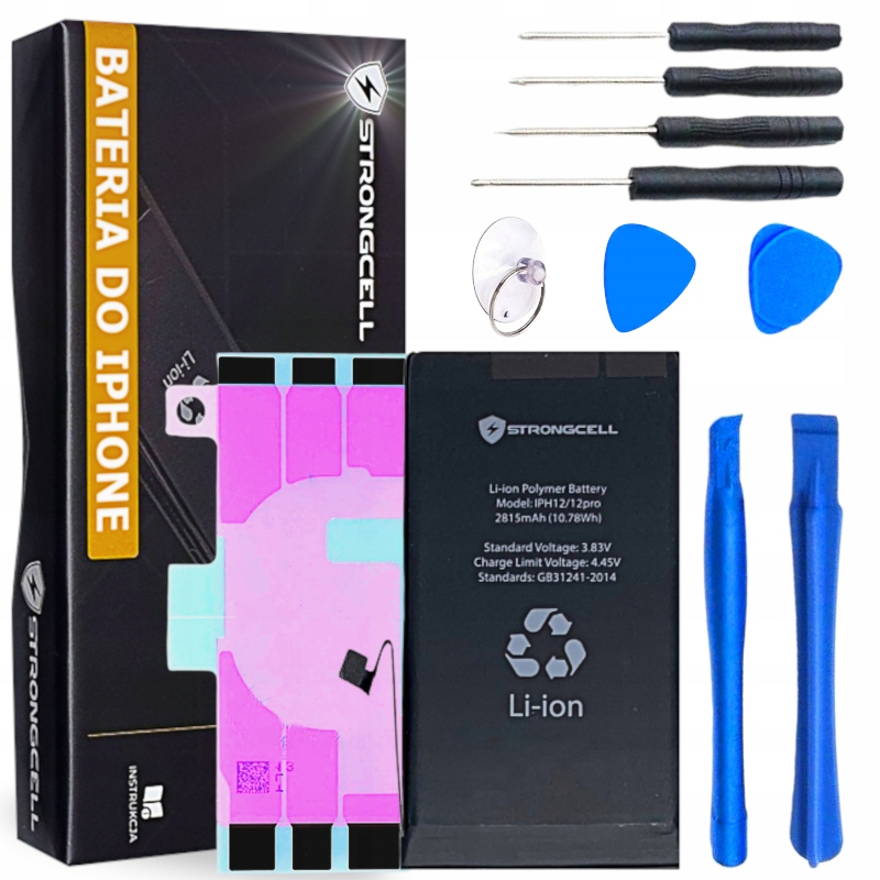 Bateria do Apple, iPhone 12 Pro Strongcell 2815 mAh