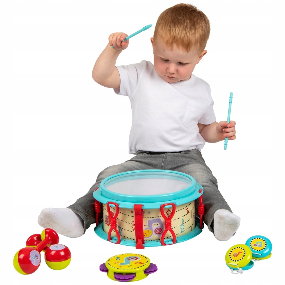 

Zabawka 6 Instrumentów Zestaw Perkusyjny Bębenek