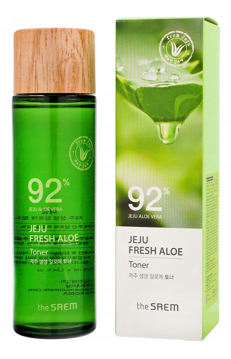 Saem Jeju Fresh Aloe Toner na obličej 92% 155 ml