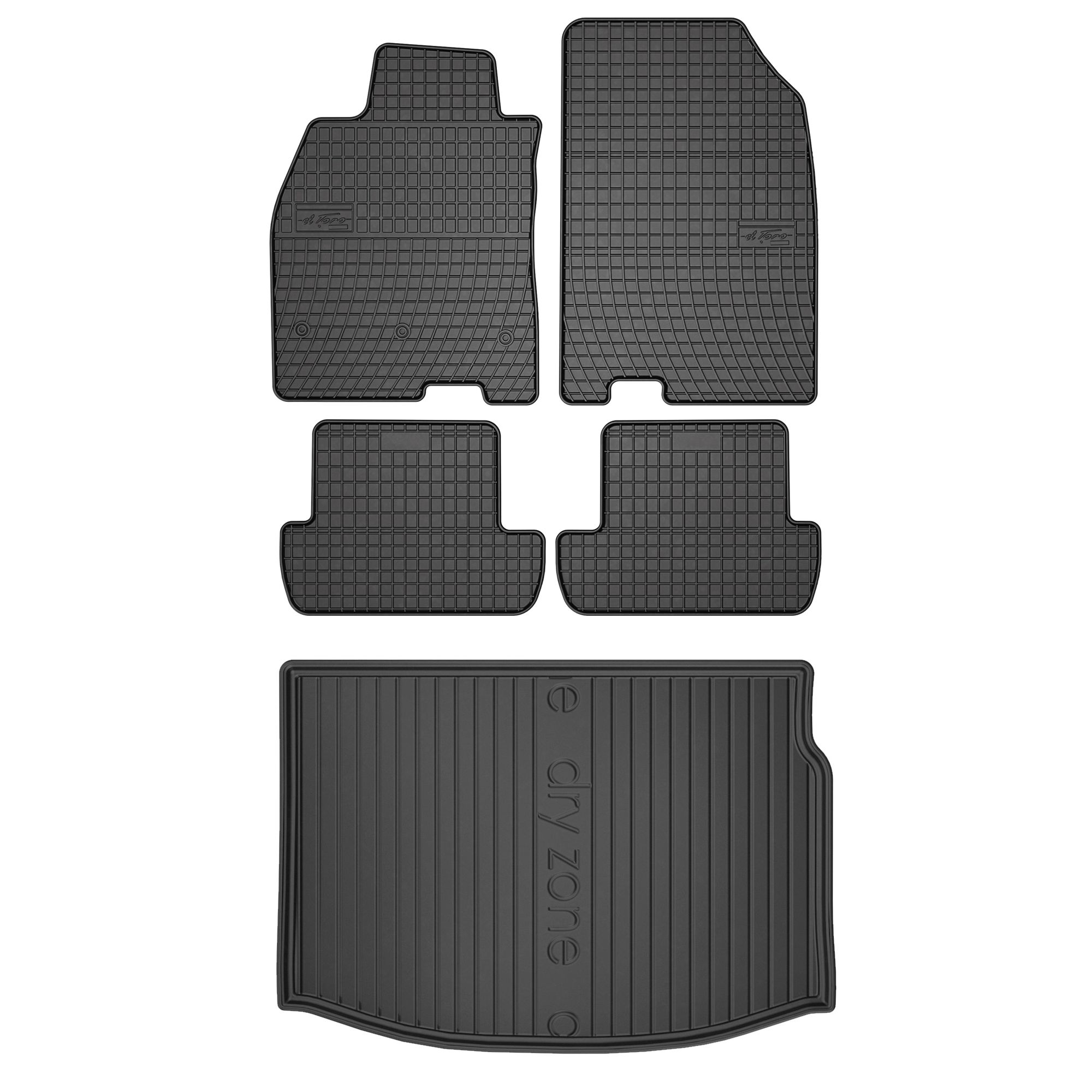 Gumové rohože a rohože pre Renault Megane III 2008-2016