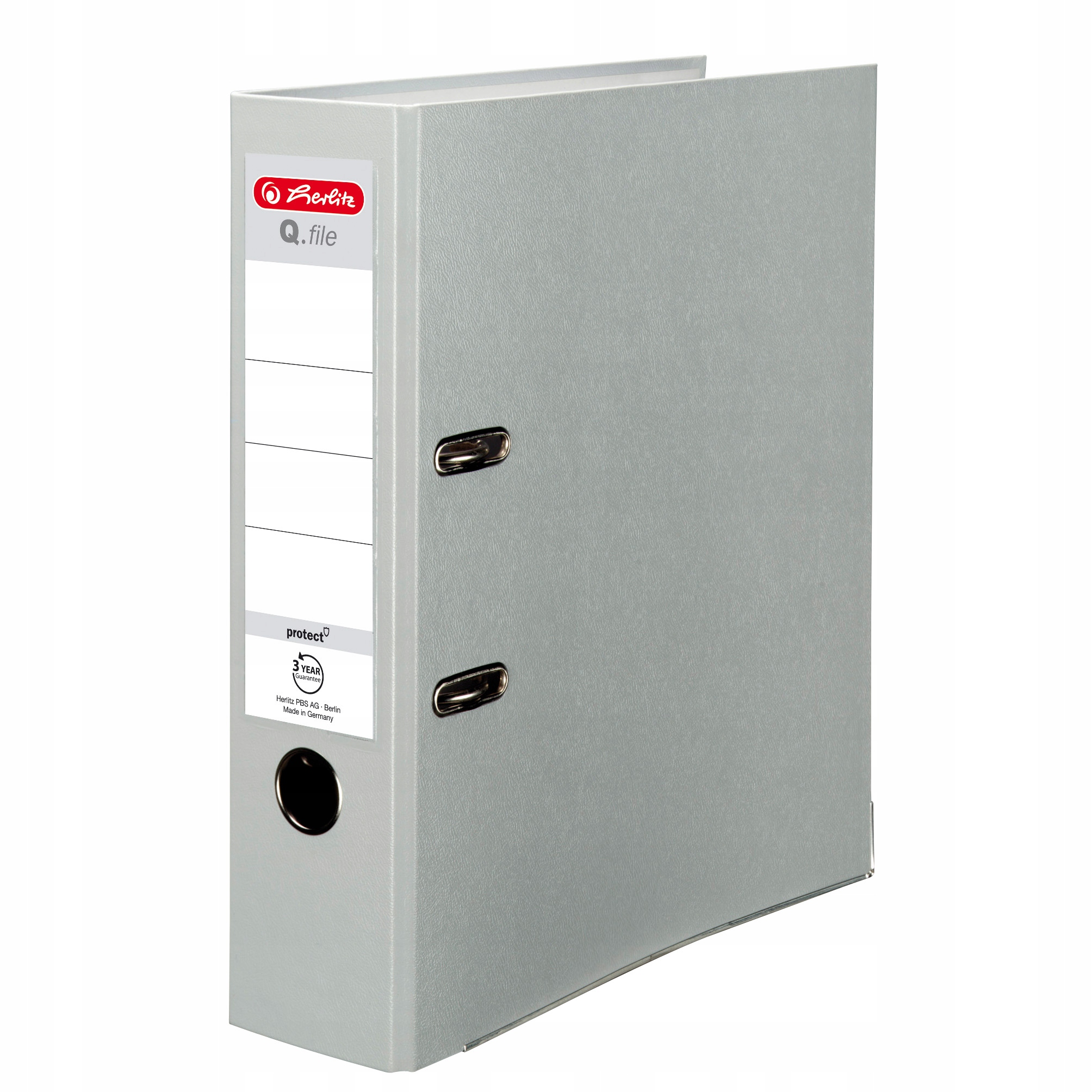 

Segregator Herlitz Q.file A4 8CM Szeroki Szary