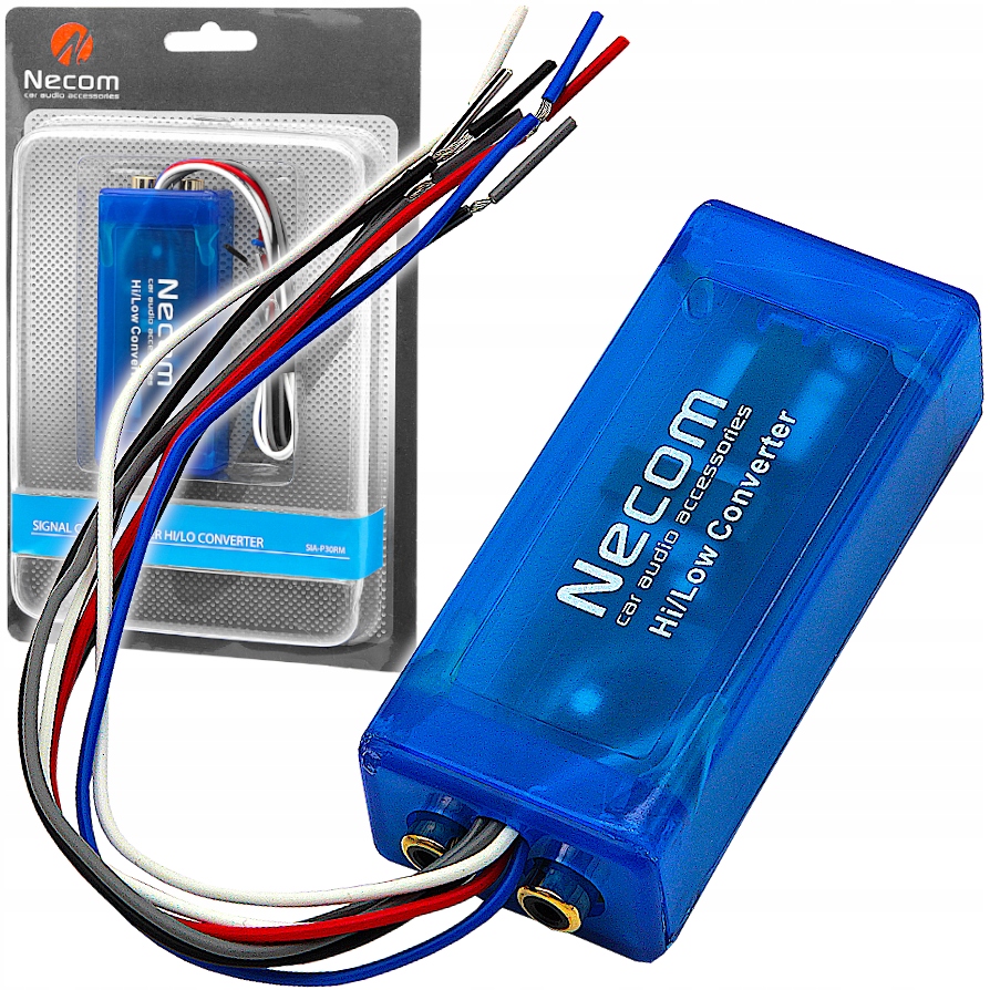 KONWERTER SYGNAŁOWY ADAPTER HI LOW GŁOŚNIKI RCA + REMOTE