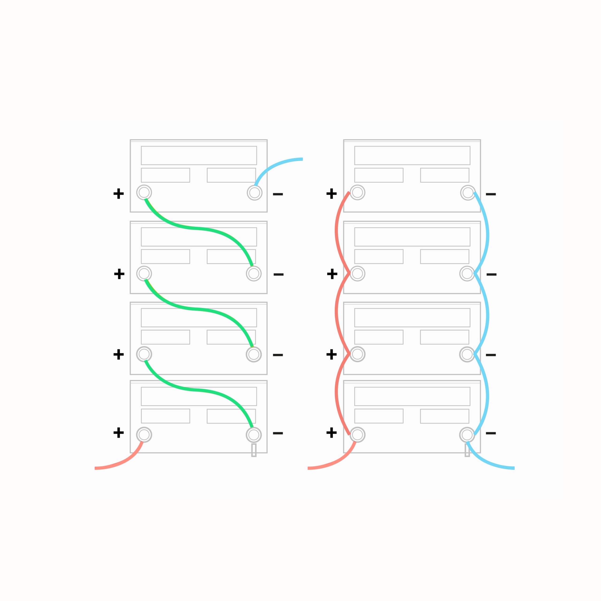 Акумулятор LiFePO4 100Ah 12.8V 12V BMS Green Cell для човна, кемпера, понтона, ширина 340 мм