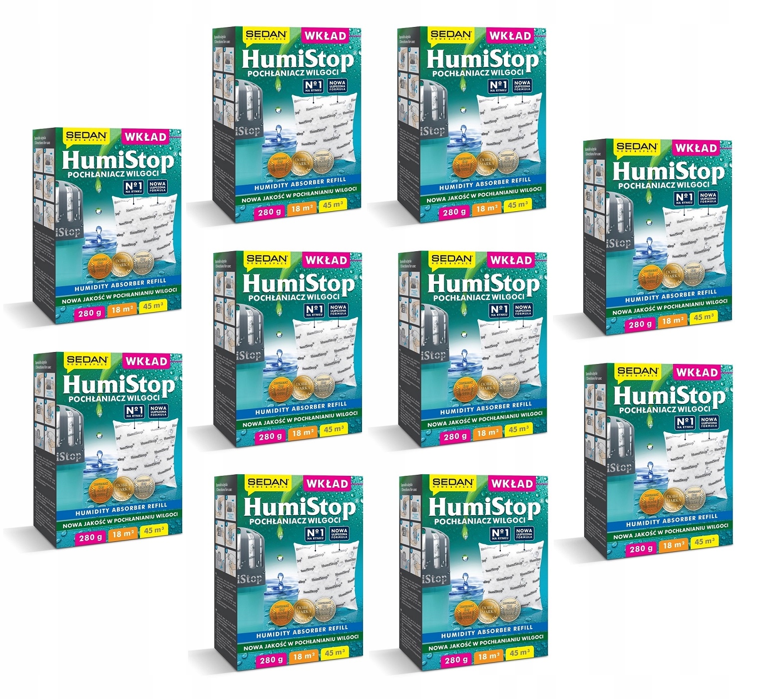 

Humistop wkłady do Pochłaniacza Wilgoci x 10 szt