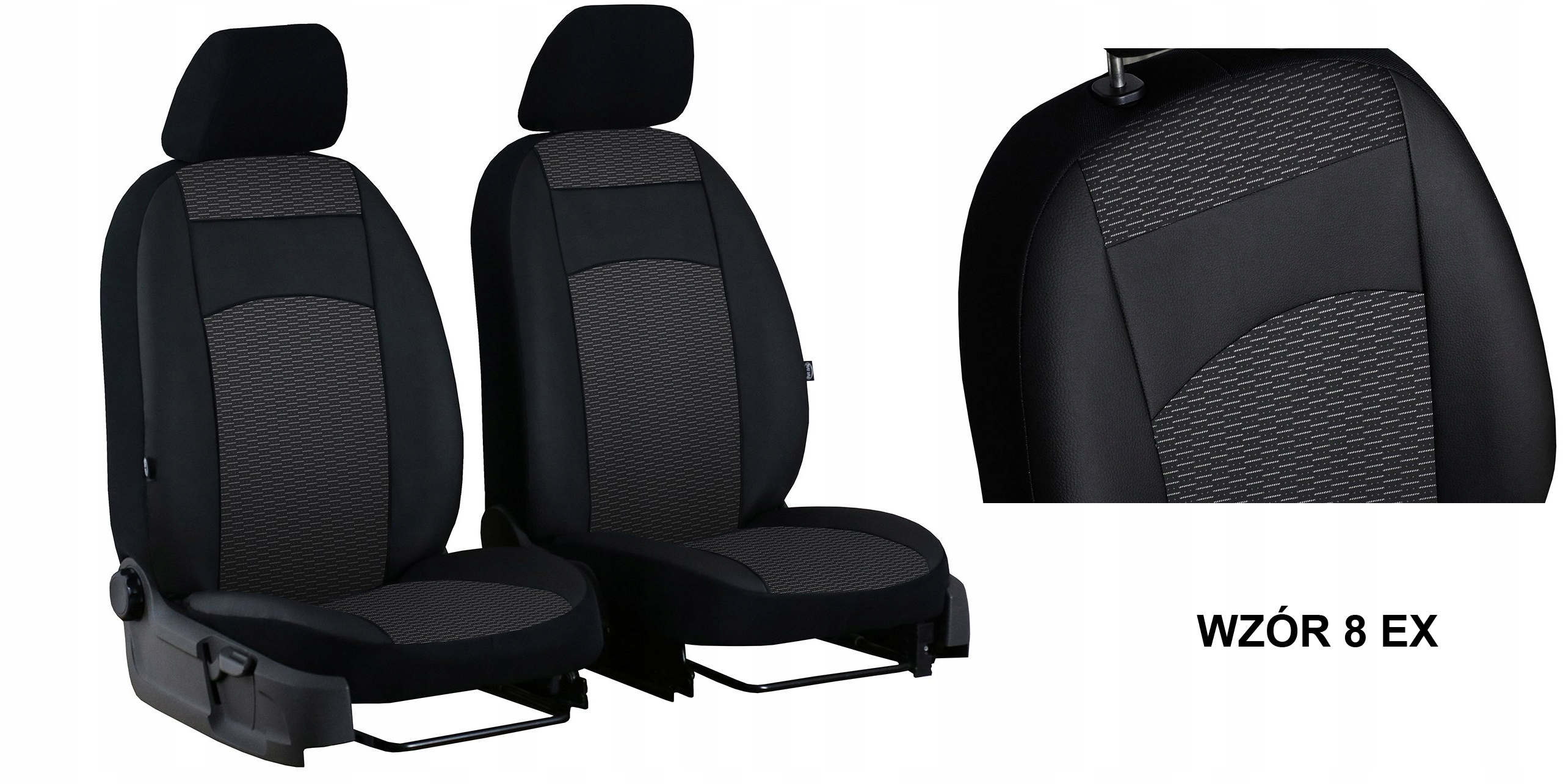 SKÓRA POKROWCE MIAROWE do RENAULT TRAFIC 2 1+1 Rodzaj Dedykowane