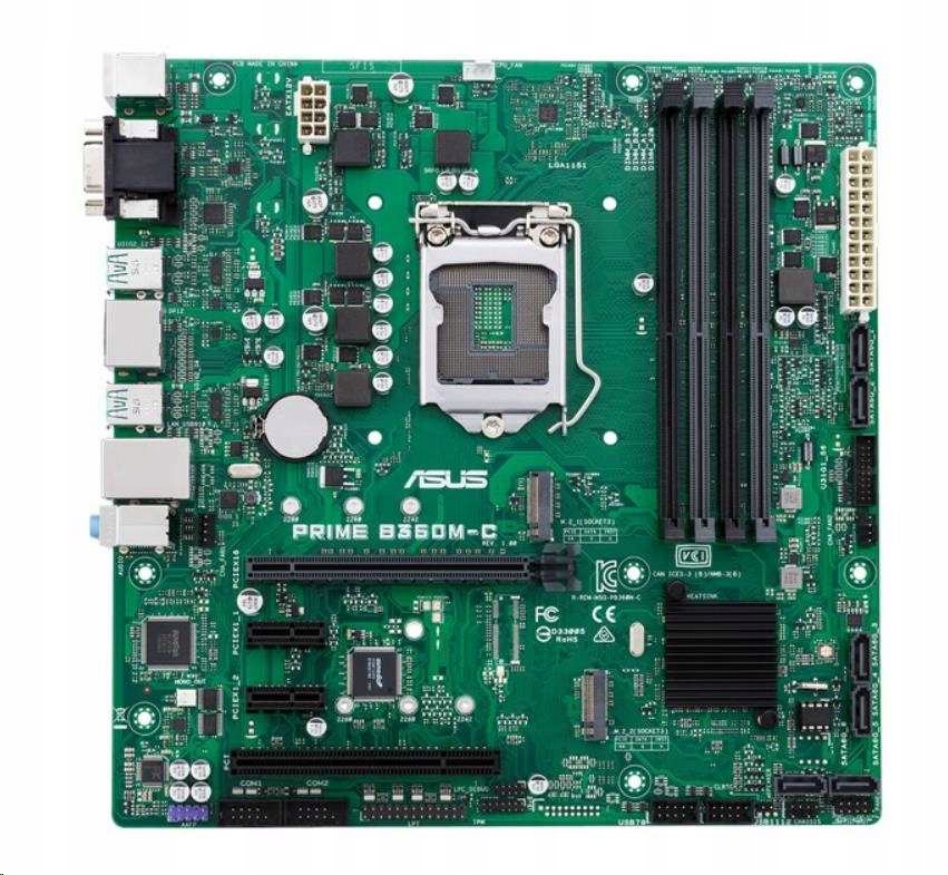 Základní deska Asus Prime B360M-C 4x DDR4 2x M.2 Nvme Hdmi Dp 8/9 generace