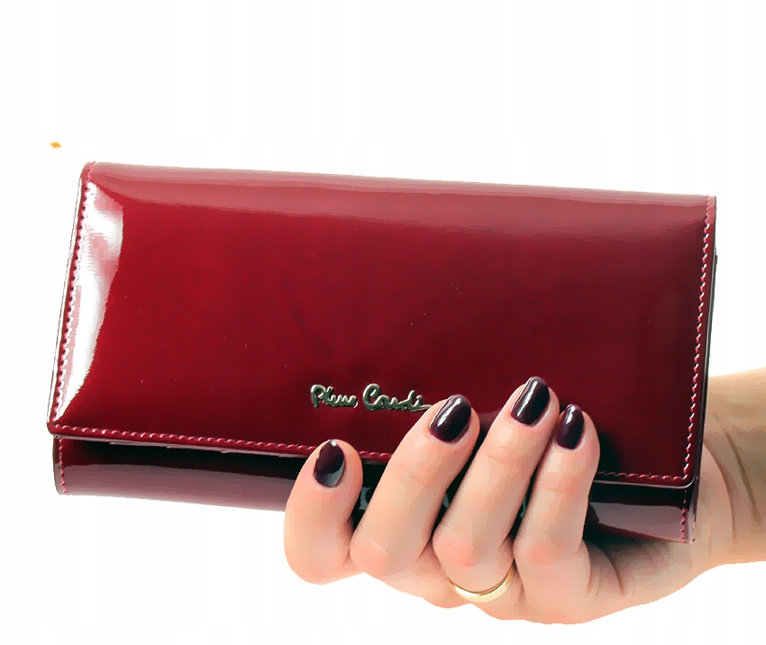 Peněženka Pierre Cardin lakovaná kůže krabička