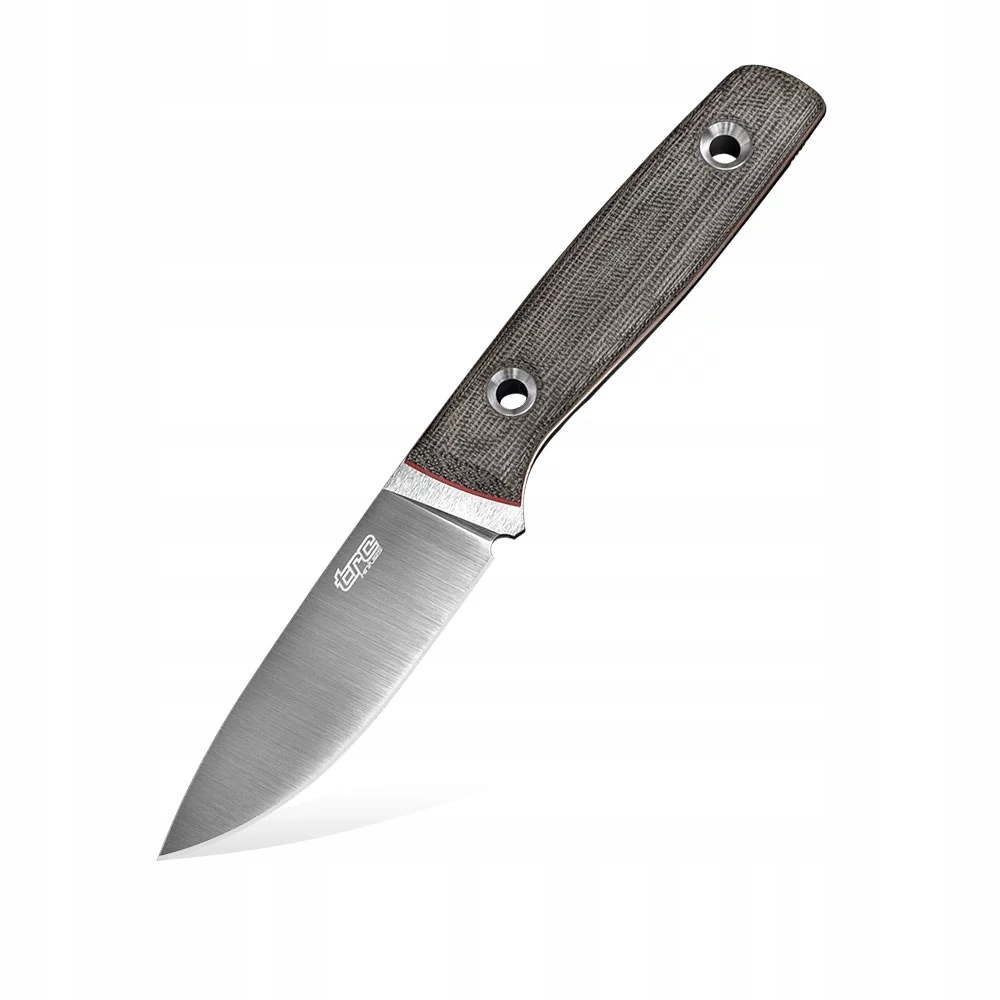 Trc Knives Classic Freedom Satin M390 Black Canvas Micarta Red Nůž