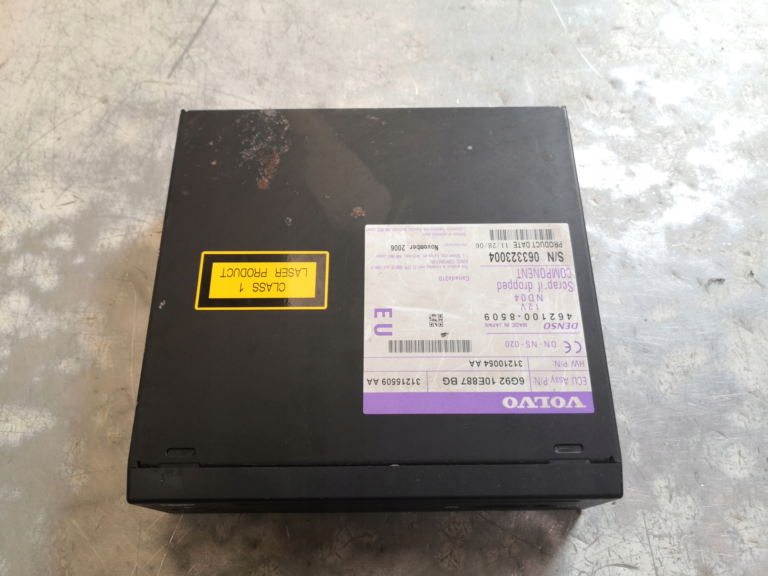 player DVD navigation devices VOLVO S80 31210054