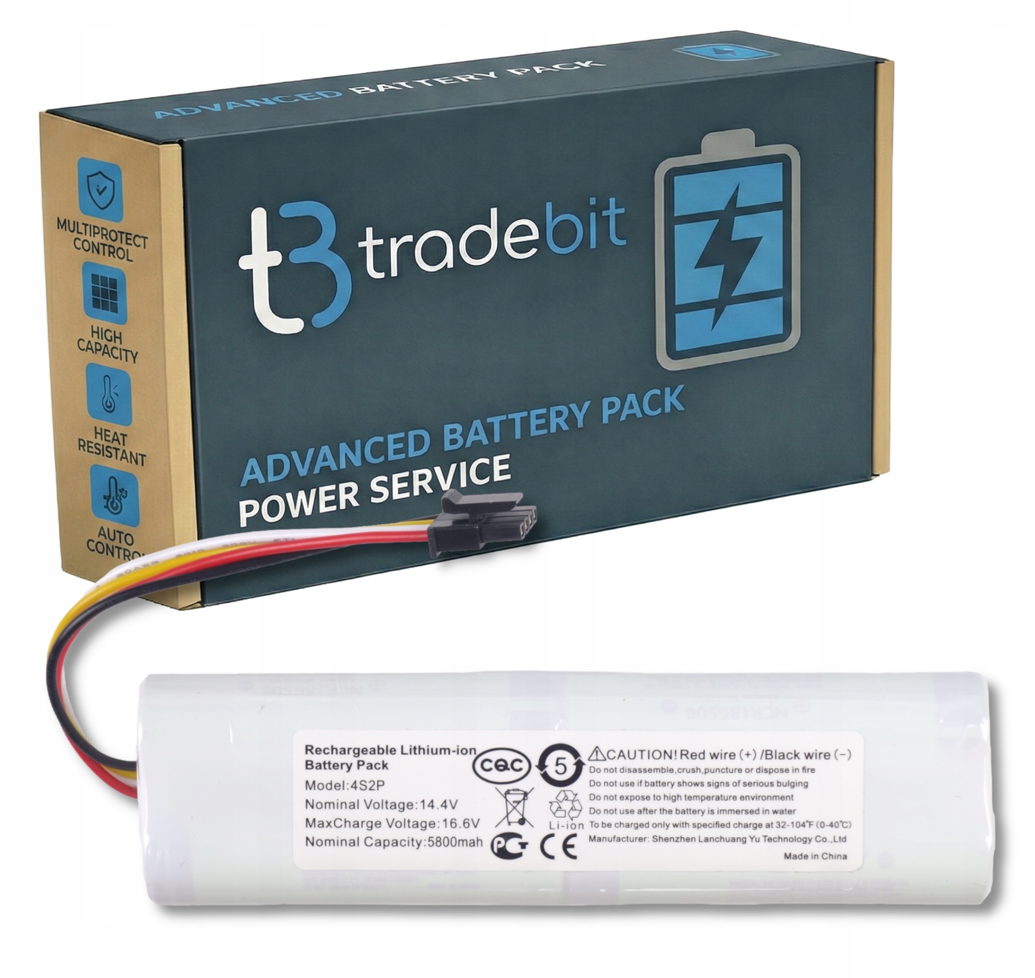 Akumulator Bateria do Xiaomi Dreame D9 Pro F9 L10 14,4V 5,8Ah Li-Ion