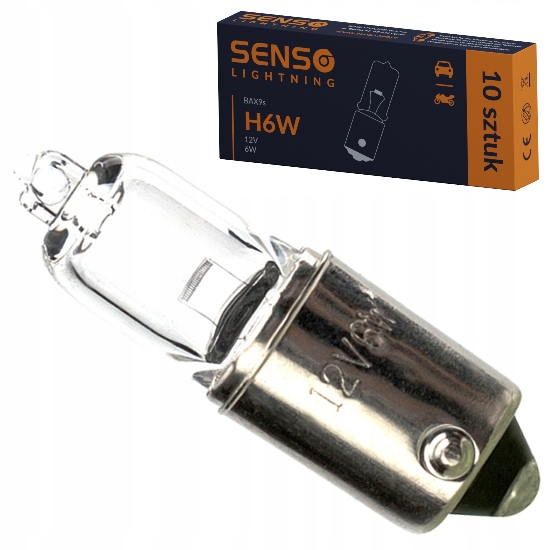 

Żarówki Senso H6W 12V 6W BAX9s Halogenowa