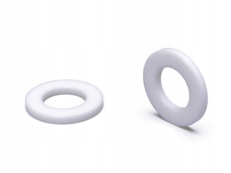 

100SZT Podkładka Plastikowa M8 DIN433 Nylon PA6